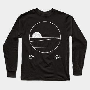 Low / Minimalist Graphic Artwork Fan Design Tribute Long Sleeve T-Shirt